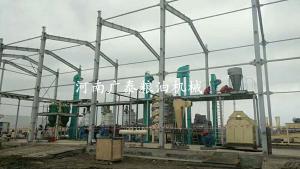 烏茲別克斯坦300噸棉籽預(yù)榨、浸出生產(chǎn)線安裝現(xiàn)場